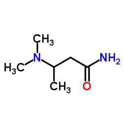 Butanamide, 3-(dimethylamino)- (9CI)结构式