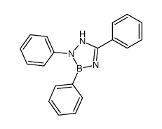 2,3,5-triphenyl-1H-1,2,4,3-triazaborole结构式
