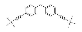 bis(4-((trimethylsilyl)ethynyl)phenyl)methane结构式