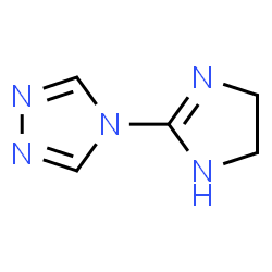 4H-1,2,4-Triazole,4-(4,5-dihydro-1H-imidazol-2-yl)-(9CI)结构式