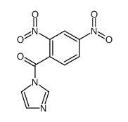 N-(2,4-dinitrobenzoyl)imidazole结构式