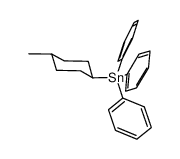 trans-(4-methylcyclohexyl)triphenylstannane结构式