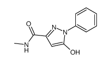 5-hydroxy-3-methylcarbamoyl-1-phenyl-pyrazoles Structure