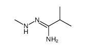 N'-methyl-isobutyrohydrazonic acid amide结构式