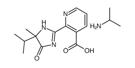 2-(4-methyl-5-oxo-4-propan-2-yl-1H-imidazol-2-yl)pyridine-3-carboxylic acid: propan-2-amine picture