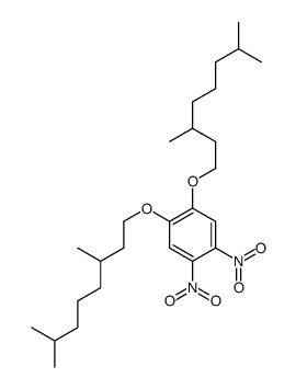 1,2-bis(3,7-dimethyloctoxy)-4,5-dinitrobenzene结构式