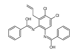 N-(2-benzamido-4,5-dichloro-3-prop-2-enylphenyl)benzamide Structure