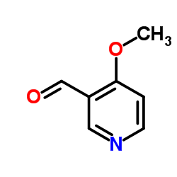 4-甲氧基-3-吡啶甲醛结构式
