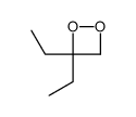 3,3-diethyldioxetane Structure