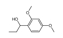 1-(2,4-二甲氧基苯基)丙-1-醇结构式