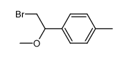 1-(2-bromo-1-methoxyethyl)-4-methylbenzene Structure