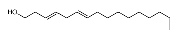 hexadeca-3,6-dien-1-ol Structure