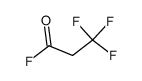 3,3,3-trifluoropropionyl fluoride结构式