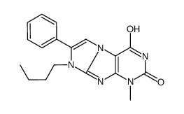 6-butyl-4-methyl-7-phenylpurino[7,8-a]imidazole-1,3-dione结构式