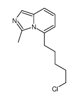 5-(5-chloropentyl)-3-methylimidazo[1,5-a]pyridine结构式