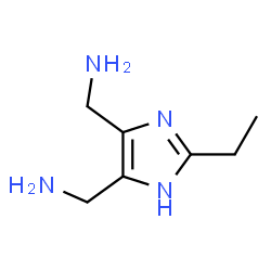 1H-Imidazole-4,5-dimethanamine,2-ethyl- structure