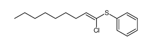 (1-chloronon-1-en-1-yl)(phenyl)sulfane结构式