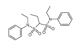 N,N'-diethyl-N,N'-diphenyl-propane-1,1-disulfonamide结构式