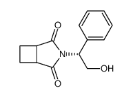 3-((R)-2-Hydroxy-1-phenyl-ethyl)-3-aza-bicyclo[3.2.0]heptane-2,4-dione Structure