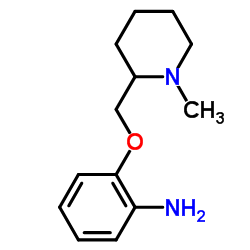 2-[(1-Methyl-2-piperidinyl)methoxy]aniline结构式