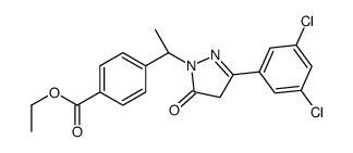 (S)-ethyl 4-(1-(3-(3,5-dichlorophenyl)-5-oxo-4,5-dihydro-1H-pyrazol-1-yl)ethyl)benzoate picture