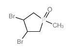 3,4-dibromo-1-methyl-1$l^C5H9Br2OP-phosphacyclopentane 1-oxide结构式