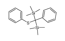 (phenyl(phenylthio)methylene)bis(trimethylsilane)结构式