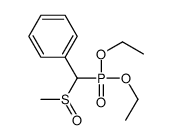 [diethoxyphosphoryl(methylsulfinyl)methyl]benzene结构式