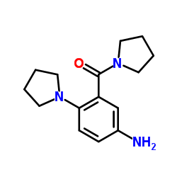 (5-AMINO-2-PYRROLIDIN-1-YL-PHENYL)-PYRROLIDIN-1-YL-METHANONE structure
