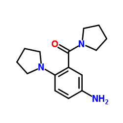 (5-AMINO-2-PYRROLIDIN-1-YL-PHENYL)-PYRROLIDIN-1-YL-METHANONE Structure