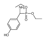 4-[(R)-amino(diethoxyphosphoryl)methyl]phenol Structure