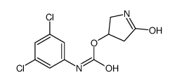 (5-oxopyrrolidin-3-yl) N-(3,5-dichlorophenyl)carbamate结构式