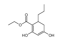 ethyl 6-propyl-5,6-dihydro-β-resorcylate结构式