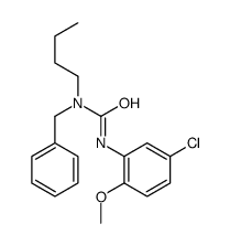 1-benzyl-1-butyl-3-(5-chloro-2-methoxyphenyl)urea结构式