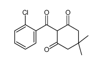 2-(2-chlorobenzoyl)-5,5-dimethylcyclohexane-1,3-dione结构式