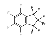 2-bromo-1,1,2,3,3,4,5,6,7-nonafluoroindene结构式