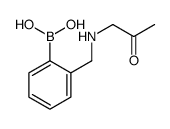 [2-[(2-oxopropylamino)methyl]phenyl]boronic acid Structure