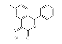 4-hydroxyimino-6-methyl-1-phenyl-1,2-dihydroisoquinolin-3-one结构式