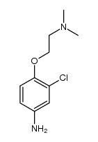 3-chloro-4-{[2-(dimethylamino)ethyl]oxy}phenylamine结构式