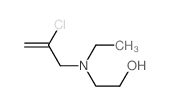 2-(2-chloroprop-2-enyl-ethyl-amino)ethanol结构式