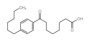 8-(4-hexylphenyl)-8-oxooctanoic acid Structure