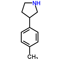 3-(4-甲苯基)吡咯烷结构式