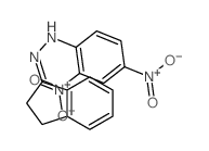 N-(2,3-dihydroinden-1-ylideneamino)-2,4-dinitro-aniline结构式