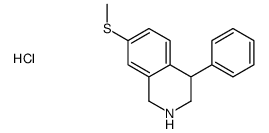 7-methylsulfanyl-4-phenyl-1,2,3,4-tetrahydroisoquinoline,hydrochloride结构式