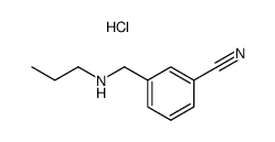 3-Propylaminomethyl-benzonitrile; hydrochloride结构式