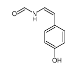 N-[(Z)-2-(4-hydroxyphenyl)ethenyl]formamide Structure