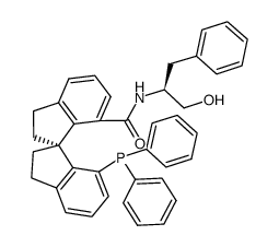 (S,S)-N-(1-hydroxymethyl-2-methylbenzyl)-7'-diphenylphosphino-1,1'-spirobiindane-7-carboxylamide Structure