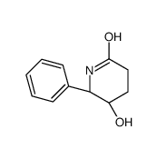 (5R,6S)-5-hydroxy-6-phenylpiperidin-2-one结构式