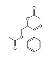 (2-acetyloxy-3-oxo-3-phenylpropyl) acetate Structure