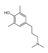4-[3-(dimethylamino)propyl]-2,6-dimethylphenol结构式